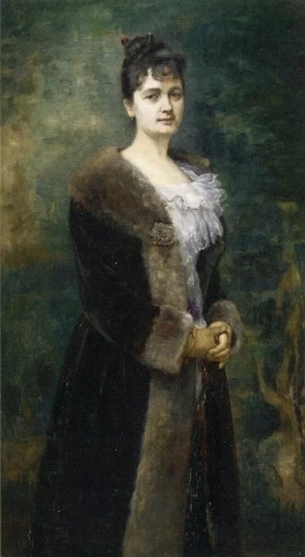 Alfred Émile Stevens - 157, Ritratto di M. L. Bion, 1892